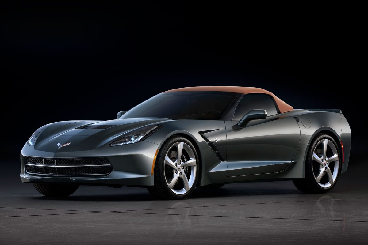 Chevrolet Corvette Stingray Convertible · Gri — görsel 4