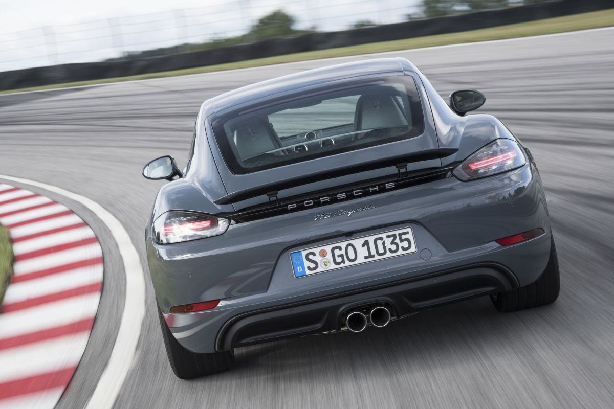 Porsche 718 Cayman · Gri — görsel 3
